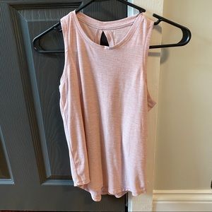 Pink Breathable, Open Back Tank